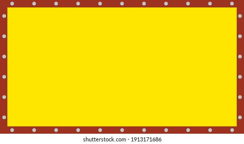 Background with frame and screws , vector illustration