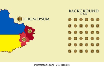 background free or die and empty space design vector