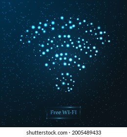 fondo de la pancarta wifi gratuita