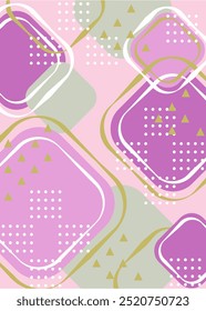 Fondo Líneas gráficas a mano alzada, círculos, líneas, puntos, utilizadas como fondo para agregar letras. Se utiliza como fondo para el texto.