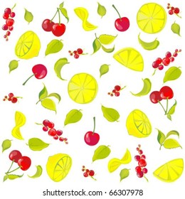 Background. Fruits. eps10