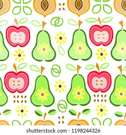 background fruits pattern design