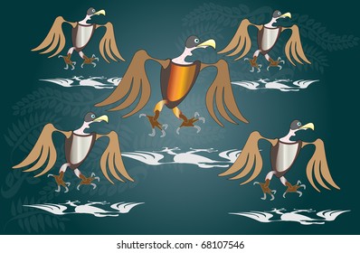 background fun   vultures in army