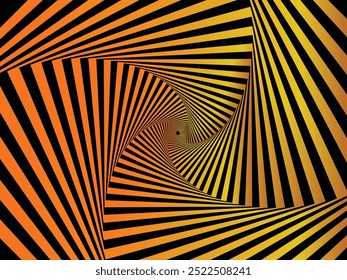 Background futuristic optical illusion gold 