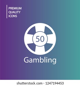 background gambling icons