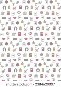 Background gambling wallpaper pattern illustration