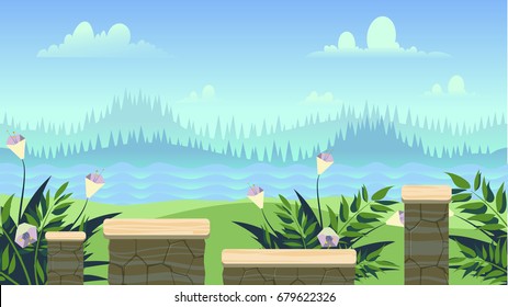 background for games mobile applications and computers. Vector illustration for your design ,Fits on mobile devices and may be scaled for desktop size.1920x1080