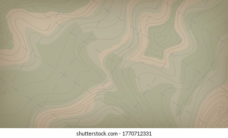 Hintergrund mit geografischem Atlas oder alter Karte, Topologie und Geografie
