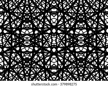 Background geometric abstract. Simple ornament. Monogram black and white. Vector texture can be used for web design, wallpapers, textile, interior, printed products and other.