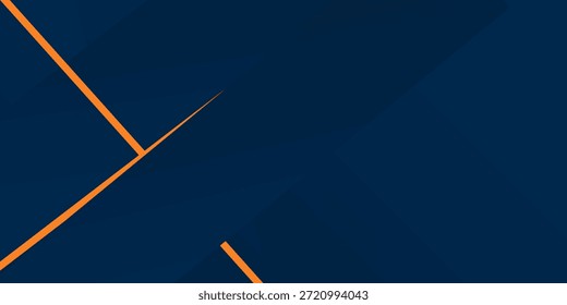 Fondo geométrico azul oscuro y naranja tema cuadrado se superponen textura arte. Diseño
