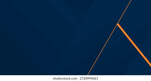Fondo geométrico azul oscuro y naranja tema cuadrado se superponen textura arte. Diseño