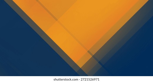 Fondo geométrico azul oscuro y naranja tema cuadrado se superponen arte de textura