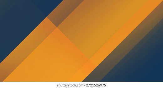 Fondo geométrico azul oscuro y naranja tema cuadrado se superponen arte de textura