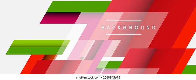 Background. Geometric diagonal square shapes and lines abstract composition. Vector illustration for wallpaper banner background or landing page