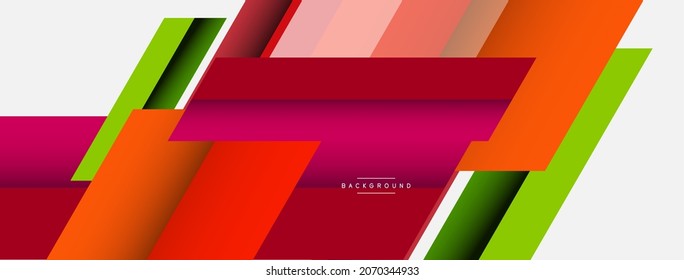 Background. Geometric diagonal square shapes and lines abstract composition. Vector illustration for wallpaper banner background or landing page