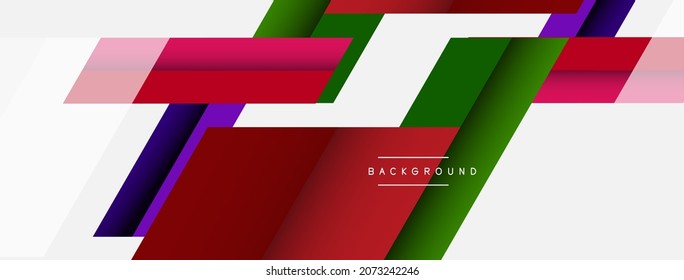 Background. Geometric diagonal square shapes and lines abstract composition. Vector illustration for wallpaper banner background or landing page