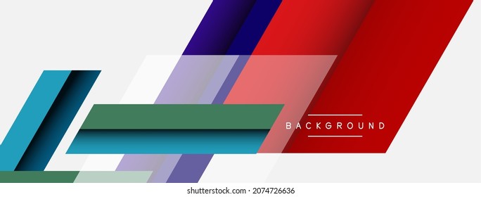 Antecedentes. Formas cuadradas diagonales geométricas y líneas de composición abstracta. Ilustración vectorial para fondo de banner de fondo o página de aterrizaje de papel tapiz