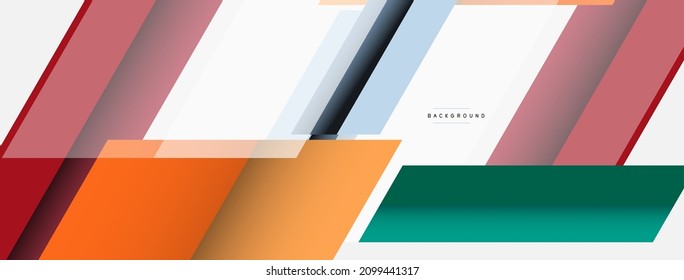 Background. Geometric diagonal square shapes and lines abstract composition. Vector illustration for wallpaper banner background or landing page