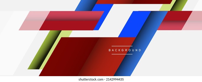Background. Geometric diagonal square shapes and lines abstract composition. Vector illustration for wallpaper banner background or landing page