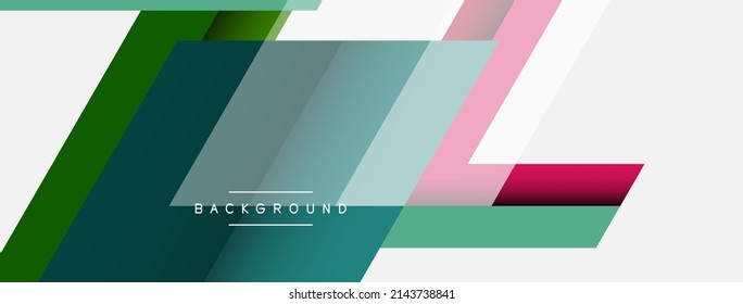 Background. Geometric diagonal square shapes and lines abstract composition. Vector illustration for wallpaper banner background or landing page