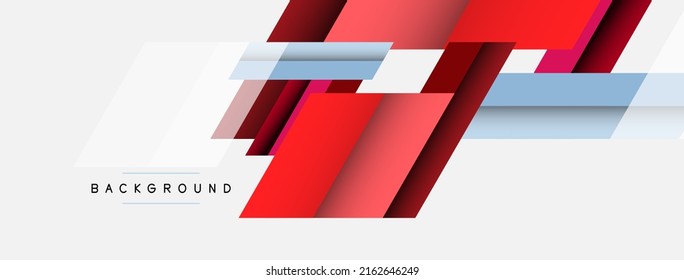Antecedentes. Formas cuadradas diagonales geométricas y líneas de composición abstracta. Ilustración vectorial para fondo de banner de fondo o página de aterrizaje de papel tapiz