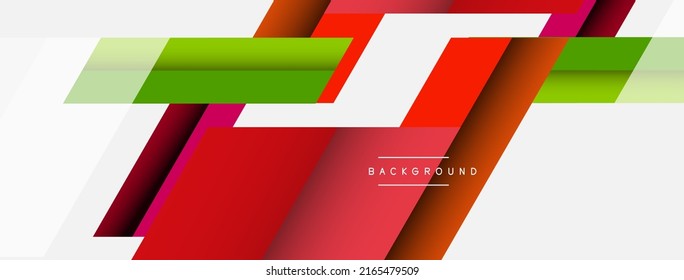 Hintergrund. Geometrisches diagonales Quadrat Formen und Linien abstrakte Zusammensetzung. Vektorgrafik für Bildschirmhintergrund oder Landeeite