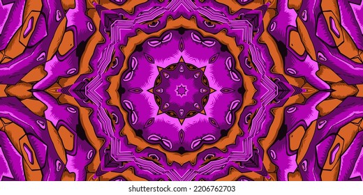 Background with geometric elements circle lace ornament