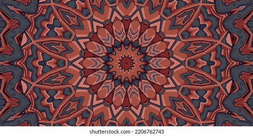Background with geometric elements circle lace ornament