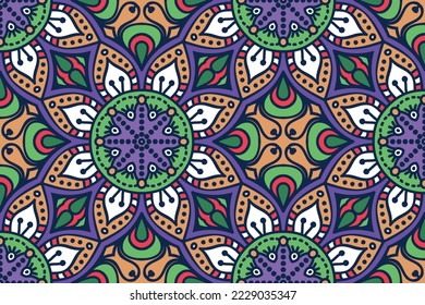 background with geometric elements with colour textile design