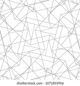 Background of geometric facets. Modern black and white vector pattern.