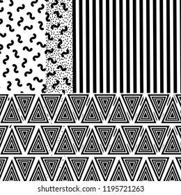 Background with geometric figures. Vector illustration.