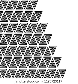 Background with geometric figures. Vector illustration.