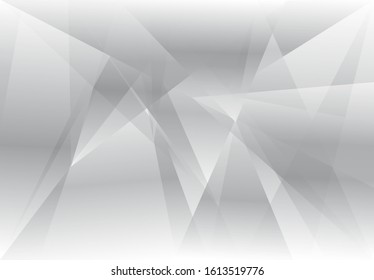 Background Geometric Grey Crystals Triangle Shape Vector