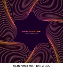Background geometric line art abstract for layout design banner with text. Vector illustrate.