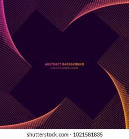 Background geometric line art abstract for layout design banner with text. Vector illustrate.
