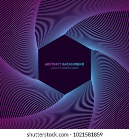 Background geometric line art abstract for layout design banner with text. Vector illustrate.