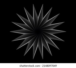 Background of geometric lines