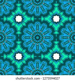 Background, geometric pattern with ornate lace frame. illustration. for Scarf Print, Fabric, Covers, Scrapbooking, Bandana, Pareo, Shawl