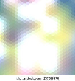 Background geometric pattern. Spring or summer theme. Colorful mosaic banner. Geometric background with place for your text. Abstract background for design. Vector illustration 