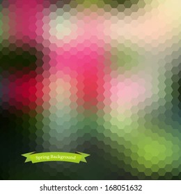 Background geometric pattern. Summer or spring theme. vector illustration