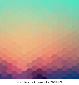 Background geometric pattern. Summer or spring theme. vector illustration 