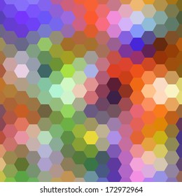 Background geometric pattern. Summer or spring theme. Geometric background with place for your text. Colorful mosaic banner. Retro pattern of geometric shapes. vector illustration 