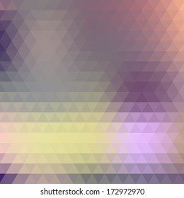 Background geometric pattern. Summer or spring theme. Geometric background with place for your text. Colorful mosaic banner. Retro pattern of geometric shapes. vector illustration 