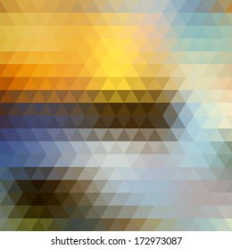 Background geometric pattern. Summer or spring theme. Geometric background with place for your text. Colorful mosaic banner. Retro pattern of geometric shapes. vector illustration 