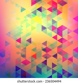 Background geometric pattern. Summer or spring theme. Vector illustration.