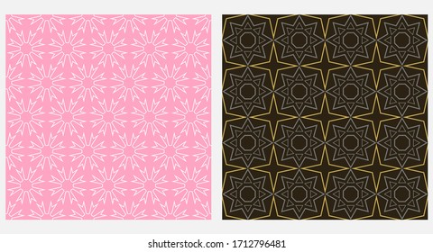 Background geometric patterns. Textile design texture. Vector graphics