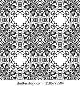 background, geometric seamless pattern with ornate lace frame