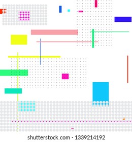 Background from geometric shapes