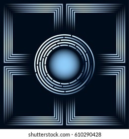 Background of geometric shapes