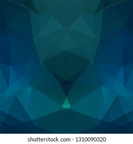 Background of geometric shapes. Blue mosaic pattern. Vector EPS 10. Vector illustration